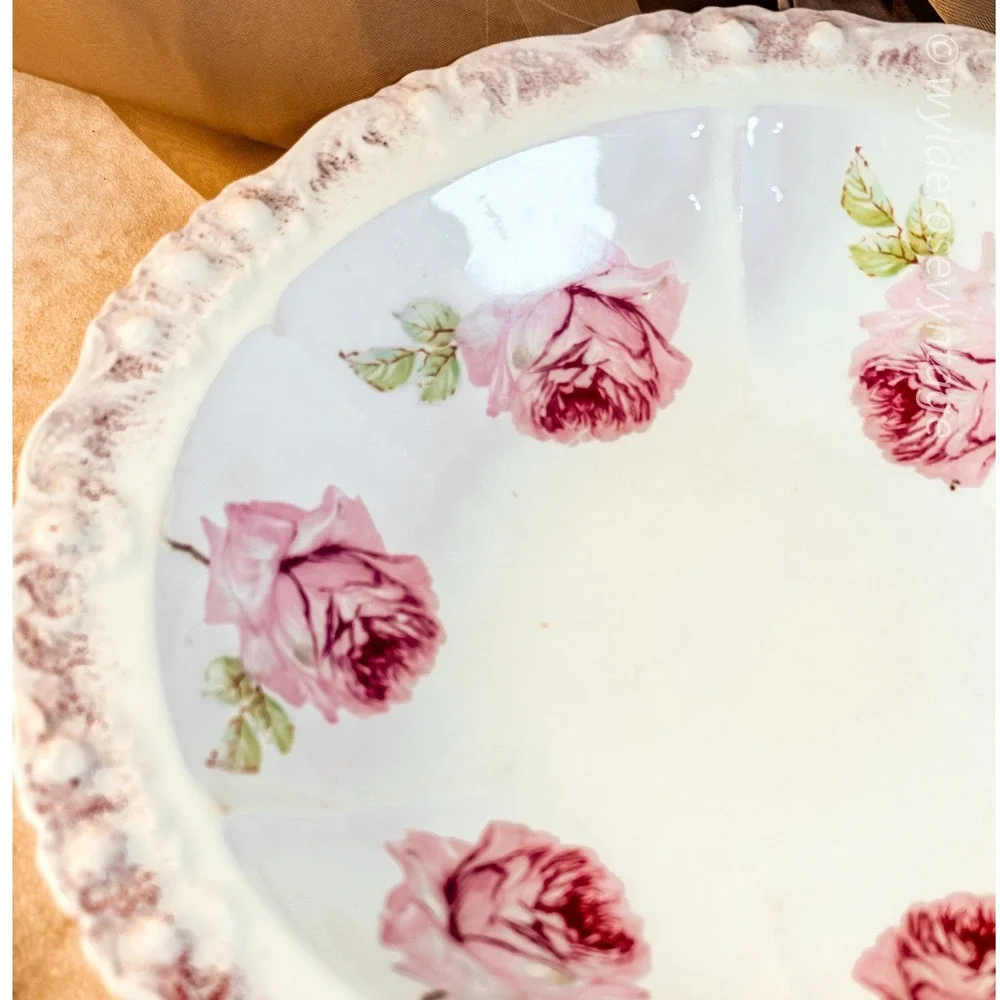 Pink Rose‎ Serves Bowl